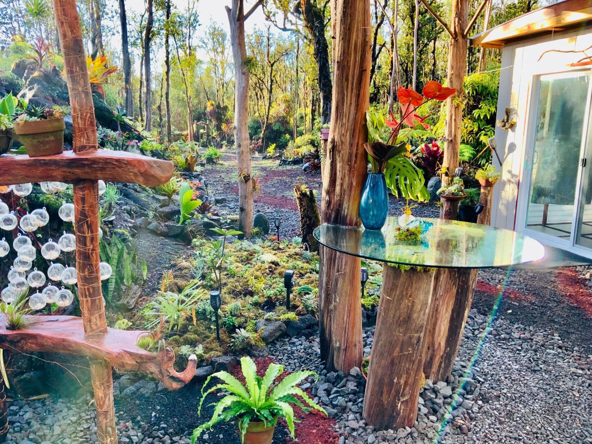 Exotic Garden Cottage At Amazing Volcano Fissure Mountain View Exteriér fotografie