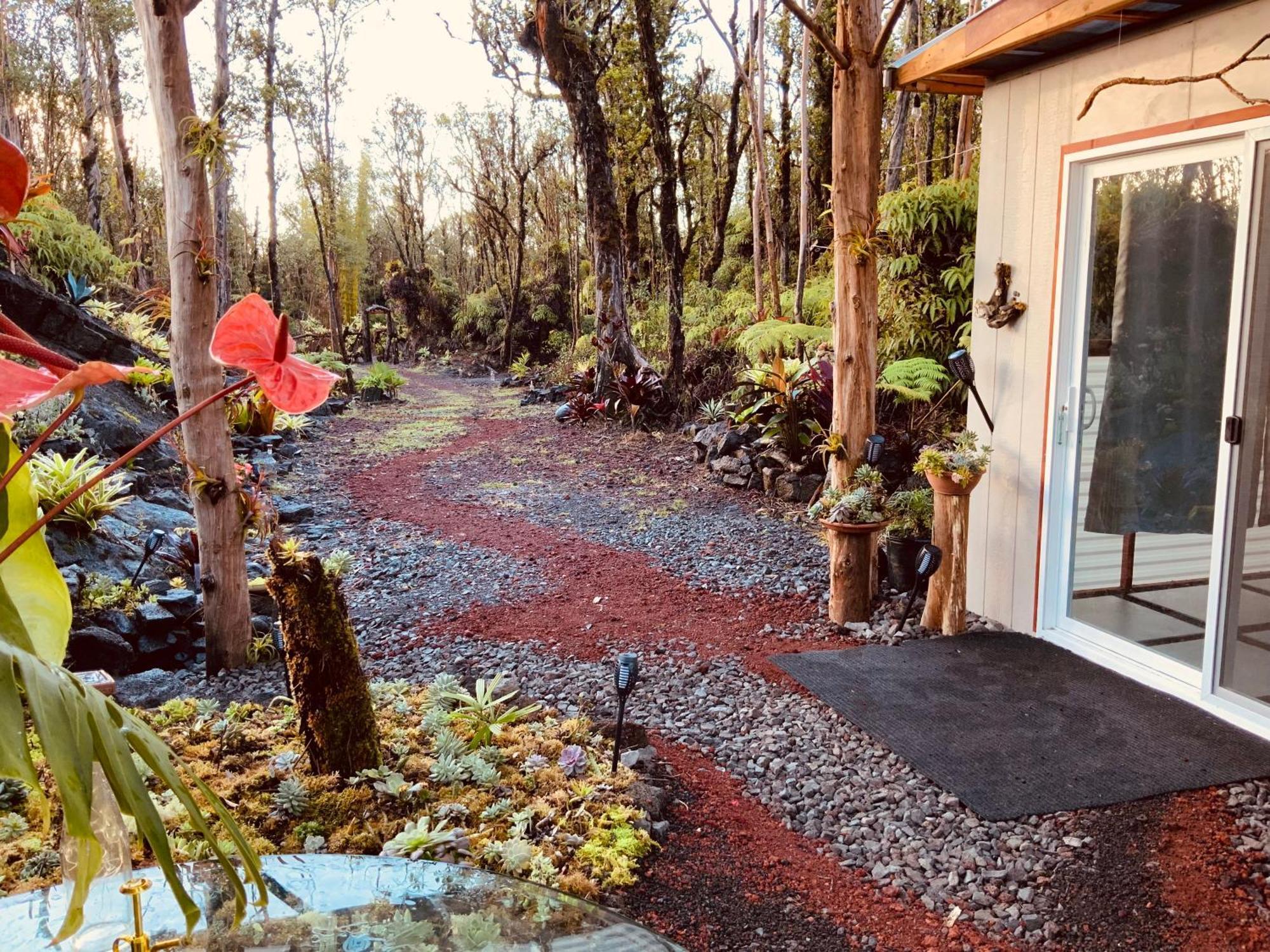 Exotic Garden Cottage At Amazing Volcano Fissure Mountain View Exteriér fotografie