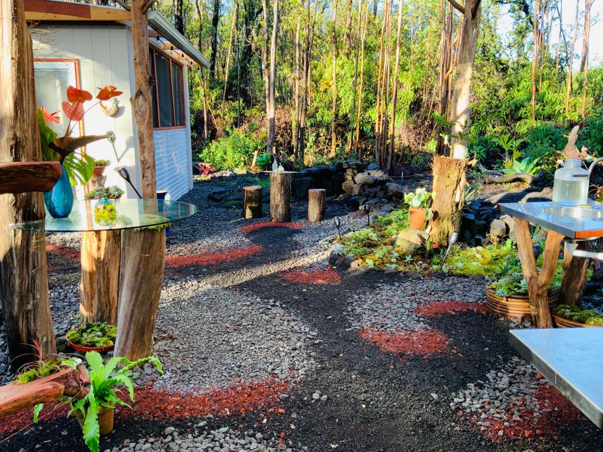Exotic Garden Cottage At Amazing Volcano Fissure Mountain View Exteriér fotografie
