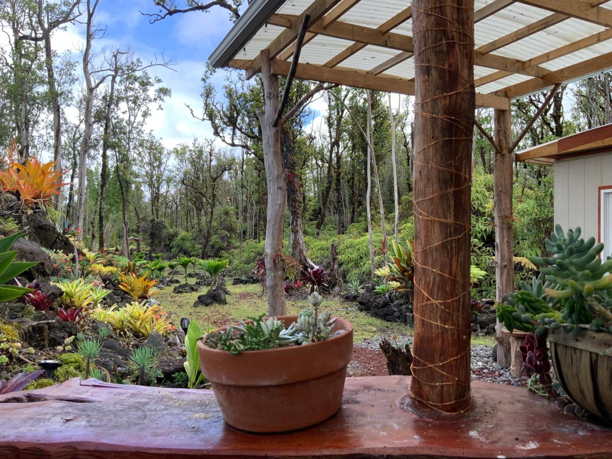 Exotic Garden Cottage At Amazing Volcano Fissure Mountain View Exteriér fotografie