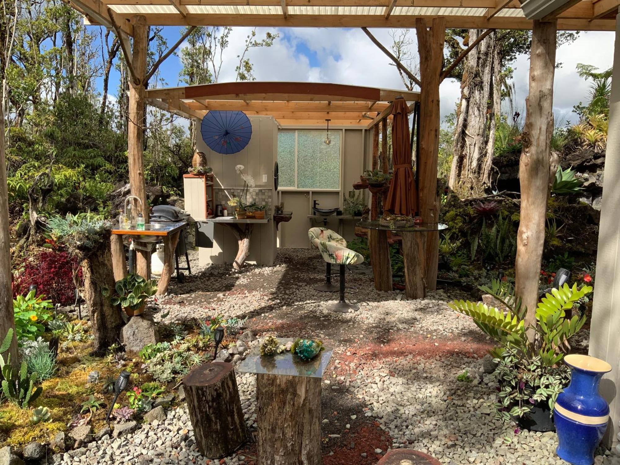 Exotic Garden Cottage At Amazing Volcano Fissure Mountain View Exteriér fotografie