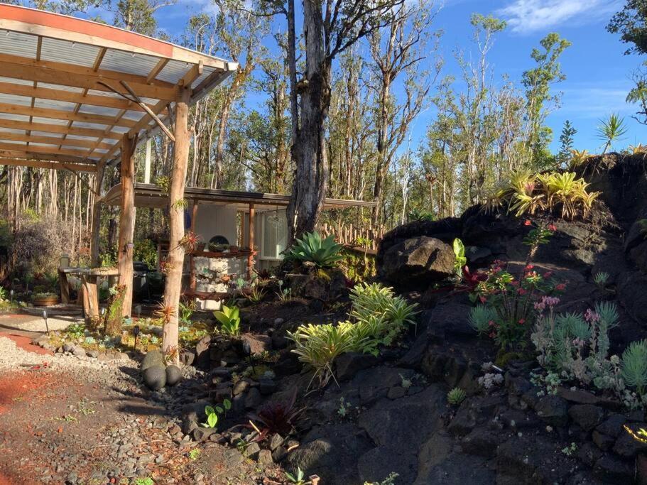 Exotic Garden Cottage At Amazing Volcano Fissure Mountain View Exteriér fotografie