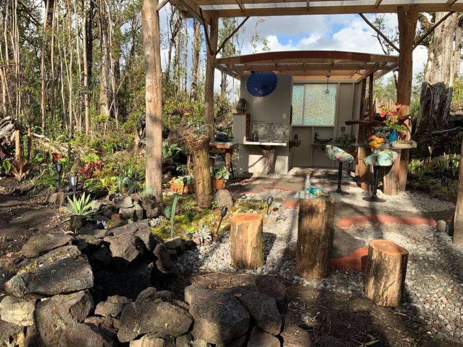 Exotic Garden Cottage At Amazing Volcano Fissure Mountain View Exteriér fotografie
