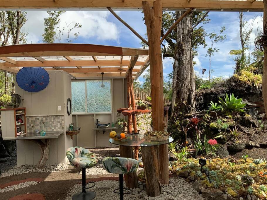 Exotic Garden Cottage At Amazing Volcano Fissure Mountain View Exteriér fotografie