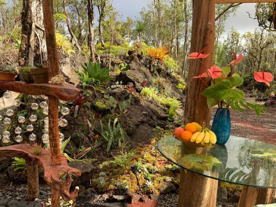 Exotic Garden Cottage At Amazing Volcano Fissure Mountain View Exteriér fotografie