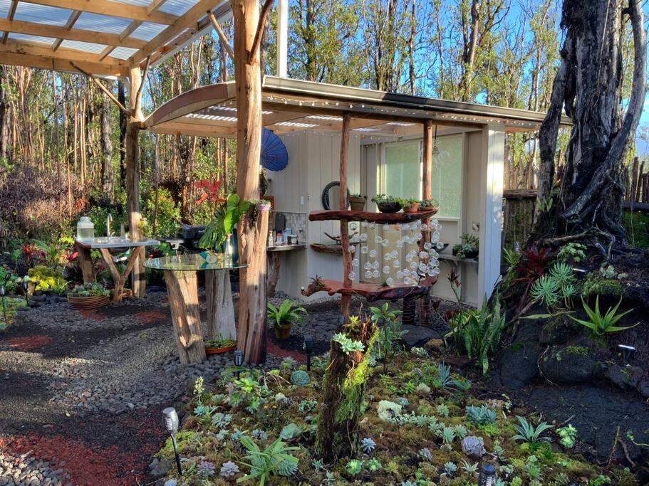 Exotic Garden Cottage At Amazing Volcano Fissure Mountain View Exteriér fotografie